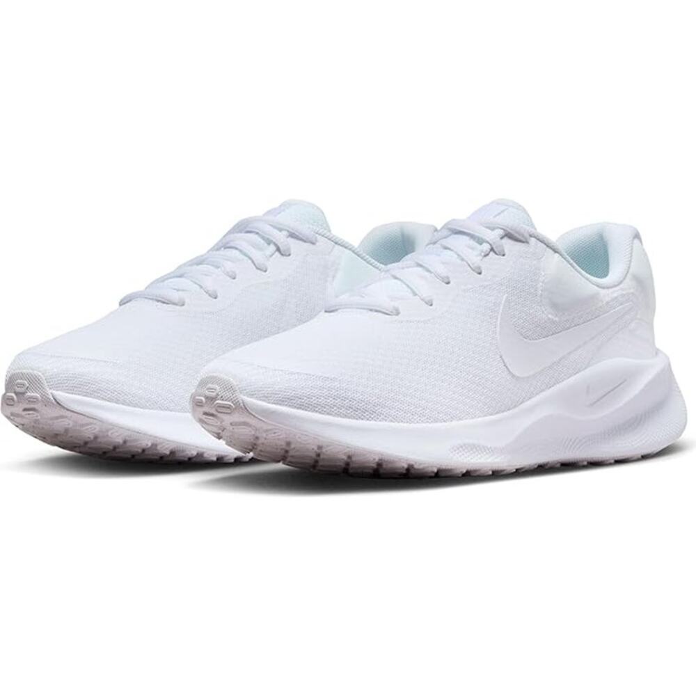 NWT Nike Revolution 7 Women's Road Running Shoes ,White-Size 7 - Picture 1 of 7